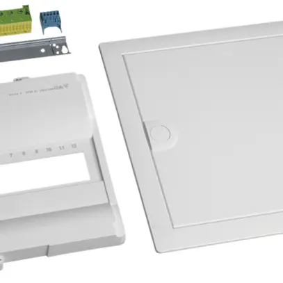 Kit de montage Hager volta avec cadre/porte 1-rangée 