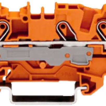 Borne de passage WAGO TopJob-S 6mm² 3L orange série 2006 