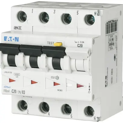 Disgiuntore differenziale ETN C 32A 300mA 3L+N 