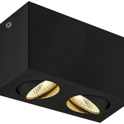LED-Deckenleuchte SLV TRILEDO DOUBLE CL 16W 1100lm 3000K 38° 163×85×95mm schwarz 
