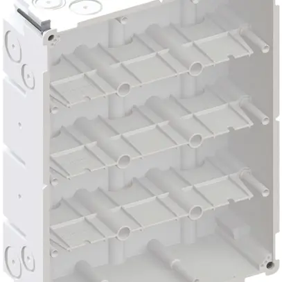 Boîte pour paroi creuse AGRO 4×3 850°C avec pattes, M20/25, blanc 