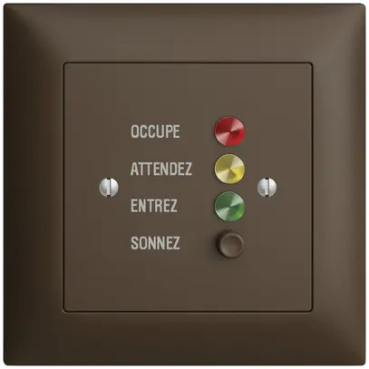 Station de porte ENC EDIZIOdue pour signaux d'appel, coffee 