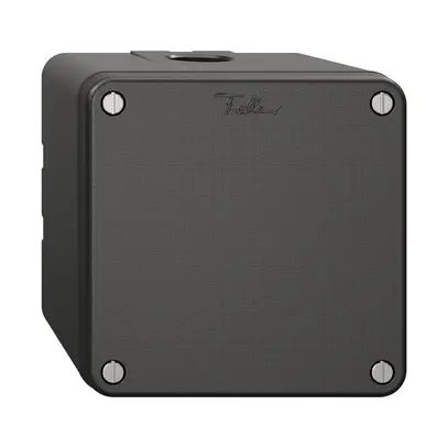 Scatola d.derivazione NAP Feller NEVO, 5P 16A, 400 V, 2.5mm² 3 L+N+PE 87×87mm ne 