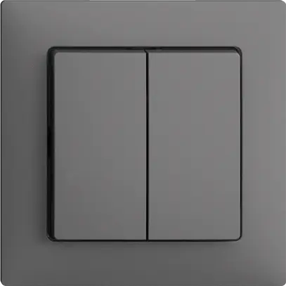 Interrupteur ENC EDIZIOdue 1/3+3/1P gris foncé 