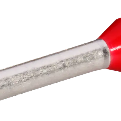 Capocorda Ferratec DIN isolalto 1mm²/12mm rosso 