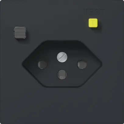 Prise FI ENC SIDUS E T13 30mA, shutter, anthracite 