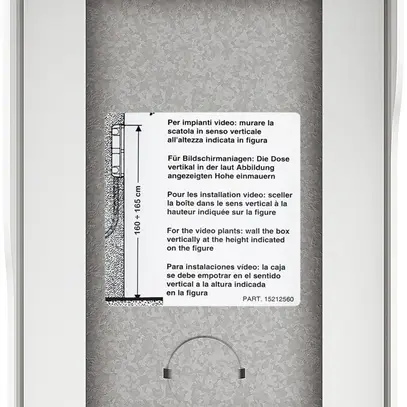 AP-Gehäuse Sfera 2 Module weiss 