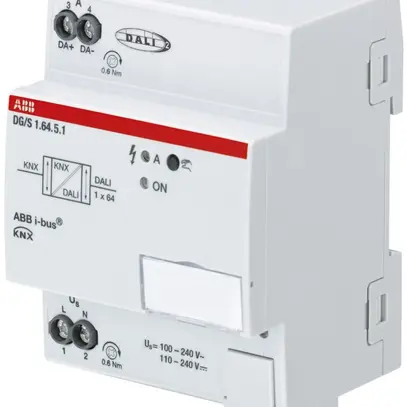 Gateway KNX/DALI AMD ABB DG/S 1.64.5.1, 1×64 partecipanti 