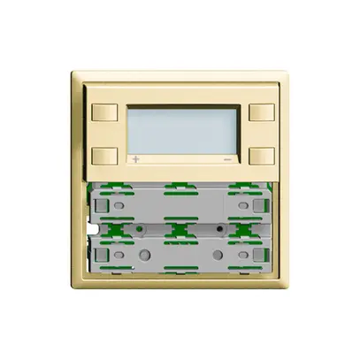 Placca frontale RTH KNX 1…4×EDIZIOdue vanille con LED RGB 