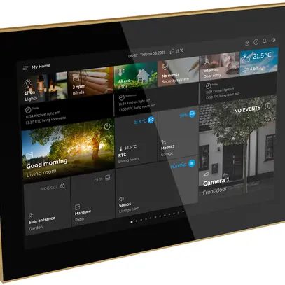 Écran tactile 10" ABB-SmartTouch, KNX/free@home/ABB-Welcome, noir/or 