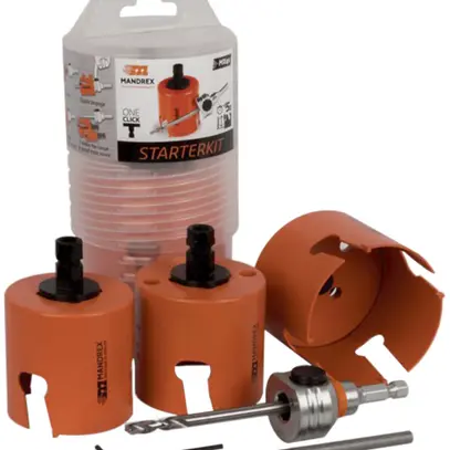 Jeu de scies-cloche MANDREX MXqs SuperXcut Electricien Ø65/68/83mm 