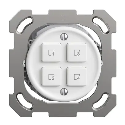 Poussoir scène ENC 4 scènes/4T Sdue Wiser blanc 