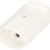 Kupplung MAX HAURI T13, L+N+PE 10A 250V Ø8.5mm weiss 