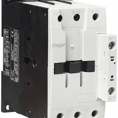 Contacteur de puissance Hager 3P 40A à AC-3 tension de bobine 24VDC 