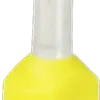 Embout de câble jumelé isolé 2×1mm²/8mm jaune 