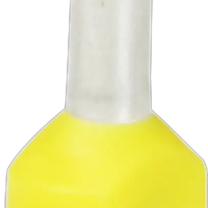 Embout de câble jumelé isolé 2×1mm²/12mm jaune 