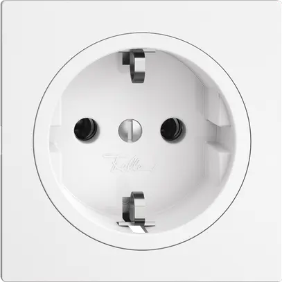 Presa SCHUKO EDIZIOdue F, 16A, 250VAC, L+N+PE bianco 