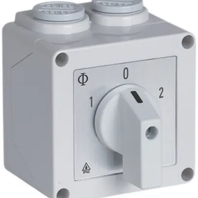 AP-Drehschalter K&N grau 20A 660V 2/3L 