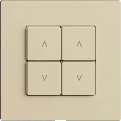 Interruttore tapparelle 2K/4T Edue Wiser vanille 