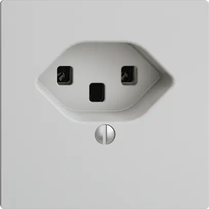 Presa INC EDIZIOdue T23 16A grigio chiaro, morsetti a vite 