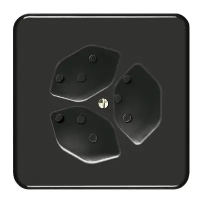 Prise ENC FH 3×13/3s noir 
