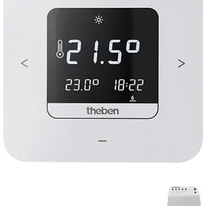 AP-Uhrenthermostat Theben RAMSES 813 top3 Set A weiss 
