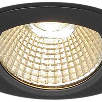 Plafonnier INC LED SLV NEW TRIA 68 ROUND 7.2W 1800…3000K 68mmØINC noir 
