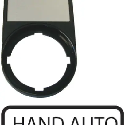 Porte-plaquette ETN RMQ HAND-AUTO noir 