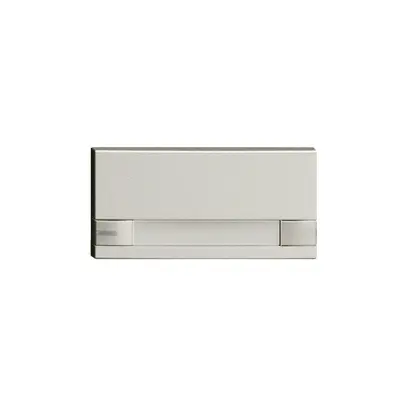 Tasto 1/2 KNX/elettronic.c. LED+cart. EDIZIOdue comando 2×grigio chiaro 