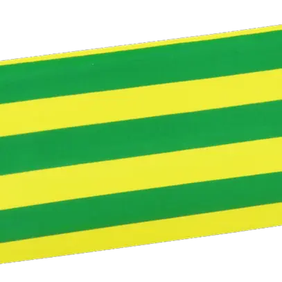 Guaina retrattile DCPT 19mm verde/giallo 