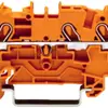 Borne de passage WAGO TopJob-S 4mm² 3L orange série 2004 