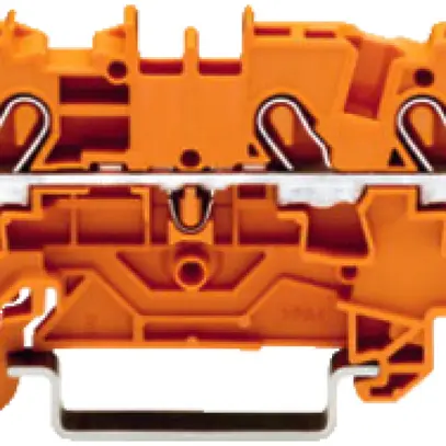Morsetto di passaggio WAGO Top Job-S 4mm² 3L arancione serie 2004 