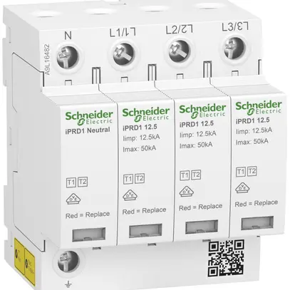 Scaricatore combinato Schneider Electric Acti9 iPRD1 12.5R 3P+N tipo 1+2 