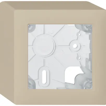 Boîtier AP kallysto beige h=54mm 