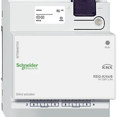 Attuatore di persiana AMD KNX Schneider Electric 4×230V, MTN646704 