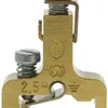 Borne de terre joignable Woertz 2.5mm² raccordement à vis 1×1 rail DIN 15mm 