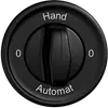 Interrupteur rotatif ENC STANDARDdue 2/1L 0-Hand-0-Automat noir 