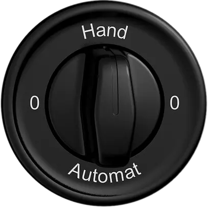 Interrupteur rotatif ENC STANDARDdue 2/1L 0-Hand-0-Automat noir 