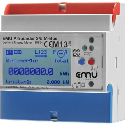 Contatore energia AMD EMU 3L 230/400VAC/5A/1A M-Bus 