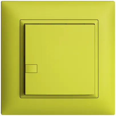 Poussoir ENC KNX 1× EDIZIOdue lemon RGB sans LED 