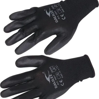 Arbeitshandschuhe schwarz, Grösse 10 