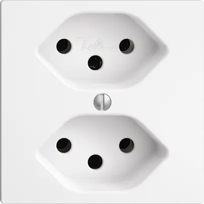 UP-Steckdose EDIZIOdue 2×T13 weiss 