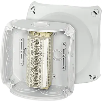 Scatola derivazione AP Hensel RK 0614 14×6mm², grigio 