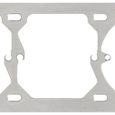 Befestigungsplatte Hager 1×3 horizontal 197×77mm 