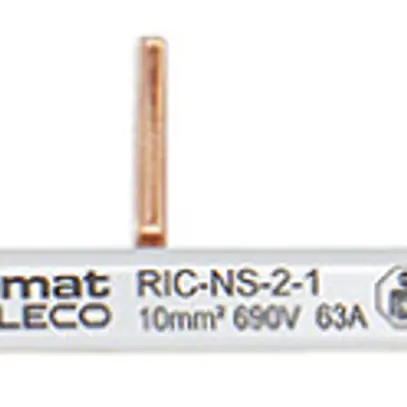 Peigne de raccordement ComatReleco RIC-NS-2-1, 1 pôle (N), pontage A2, 2×17.5mm 