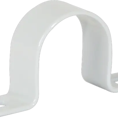 Bride Plica 2-lappig M25 Stahl lackiert hellgrau 