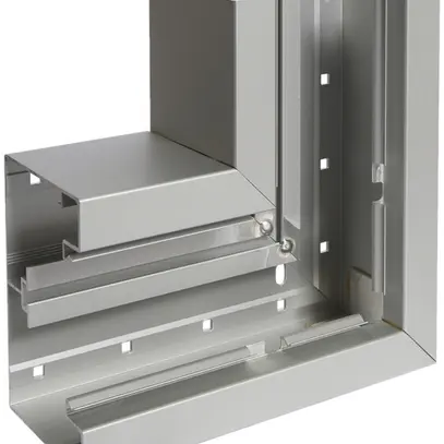 Angolo piatto Hager BRA 85130 alu 