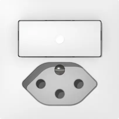 UP-Leuchtkombination I SIDUS E 1/3+T13 weiss glänzend 