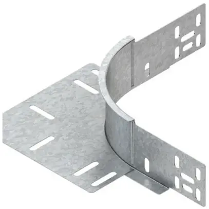 Eckanbaustück Niedax für KR 60mm m.ungelochtem Seitenholm, Stahl, feuerverzinkt 