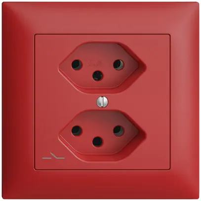 Prise ENC EDIZIOdue 2×T13 berry 1×S 